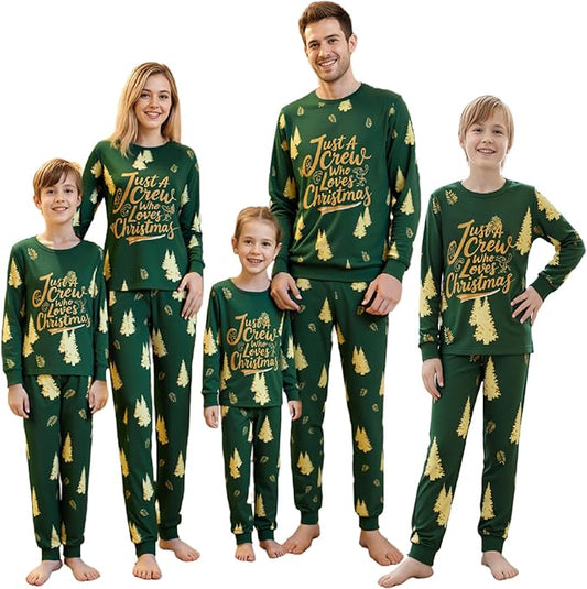 2024 Family Matching Pajamas Sets - Christmas Pjs Sleepwear Outfits for Holiday & Xmas Party