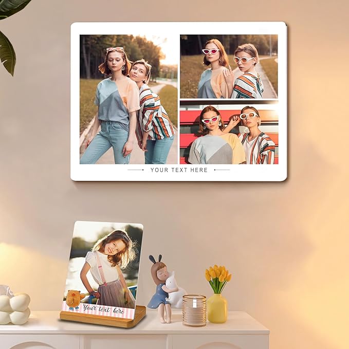 Custom Style Custom Metal Photo Prints,Customize Your own Picture Frame,Personalized Metal Picture Gift for Family and Lovers
