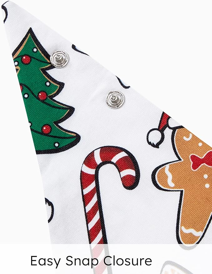 PATPAT Christmas Family Matching Pajama Sets Includes Christmas Socks - Perfect for Family Photos & Holiday Celebrations