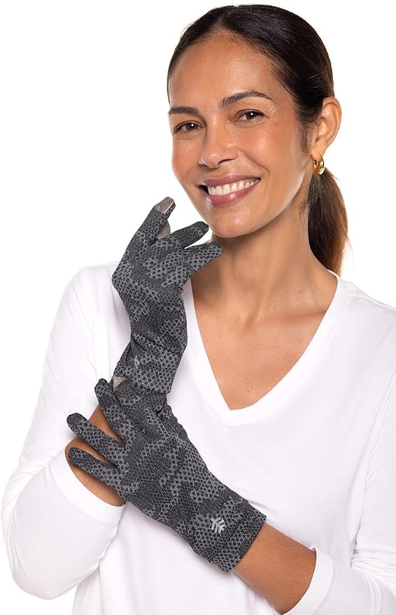 Coolibar Full Finger UV Sun Gloves - UPF 50+ Sun Protection - Gannett