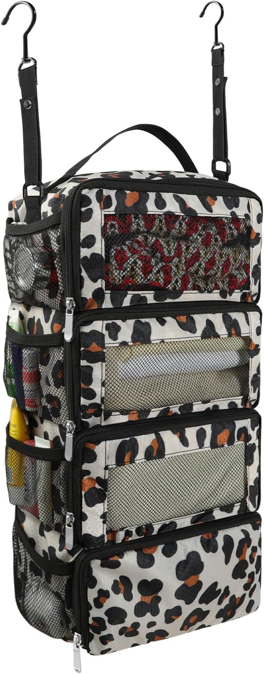 Suitcase Organizer, Travel Luggage Organizer Portable Hanging Travel Shelves Collapsible Hanging Packing Cubes for Carry on Suitcase