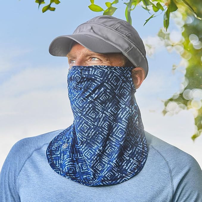 Coolibar UV Face Shield - UPF 50+ Sun Protection - Crestone in Beige
