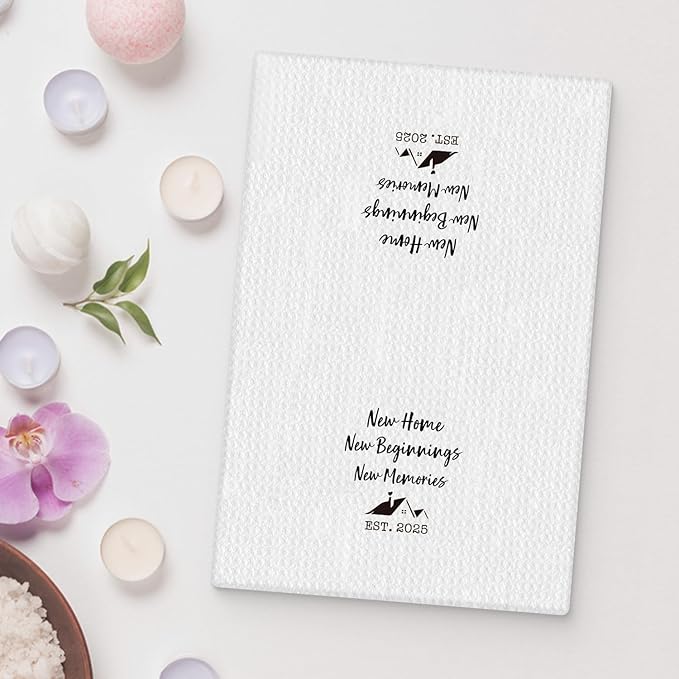 Housewarming Gifts Kitchen Towels, House Warming Gifts New Home House Apartment, New Home Gift Ideas, Gifts for New Homeowners, Housewarming Decorations 2025, 16x24 Inch