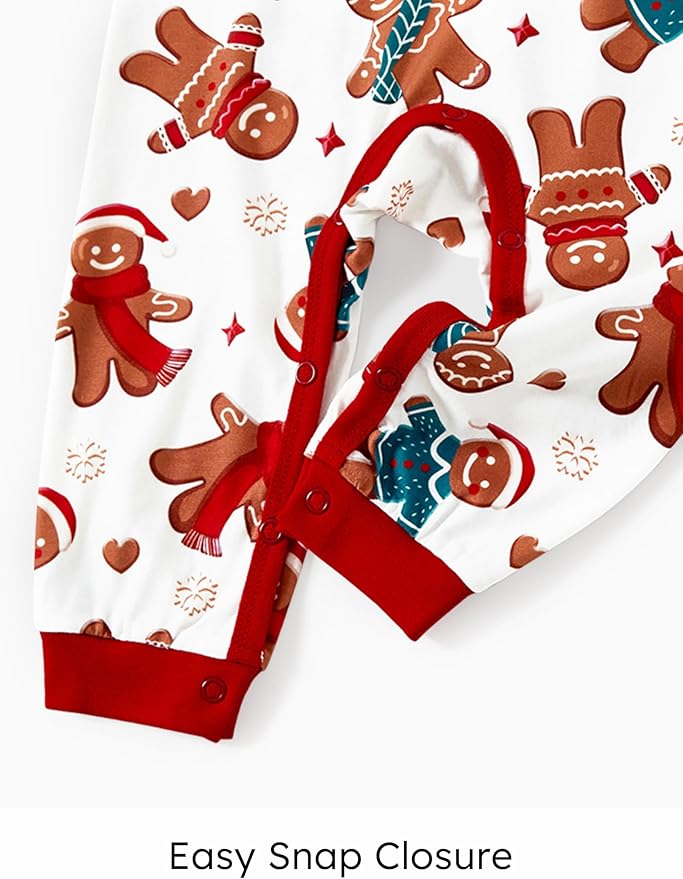 PATPAT Christmas Family Matching Pajama Sets Includes Christmas Socks - Perfect for Family Photos & Holiday Celebrations