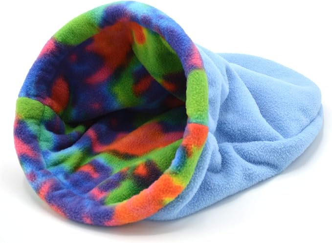Oxbow Enriched Life Cozy Cave, Large, Guinea Pig Hideout, Bunny Hideaway, Rabbit Bed, Polar Fleece Small Animal Hideout for Guinea Pig Cage, Bunny Enrichment, Rat & Chinchilla Habitat Accessory | Small Animal Hideout, Fleece, Snuggle Sack, Guinea Pig H...
