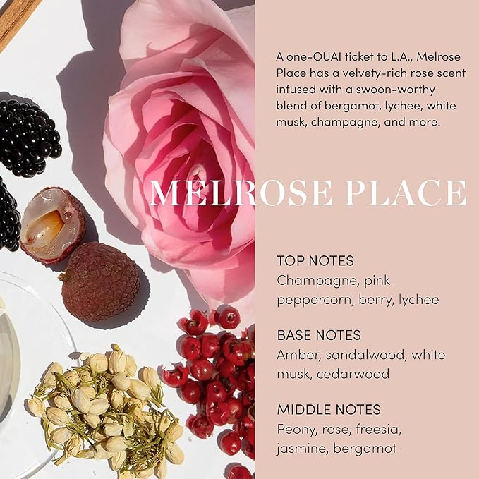 OUAI Body Cream, Melrose Place - Hydrating Whipped Body Cream with Cupuaçu Butter, Coconut Oil and Squalane - Softens Skin and Delivers Healthy-Looking Glow - Sulfate Free Skin Care (7.5 Oz)