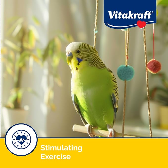 Vitakraft Crunch Sticks Parakeet Treat - Pet Bird Treat Toy - Long-Lasting Chewing Fun (Sesame & Banana) (Pack of 2)