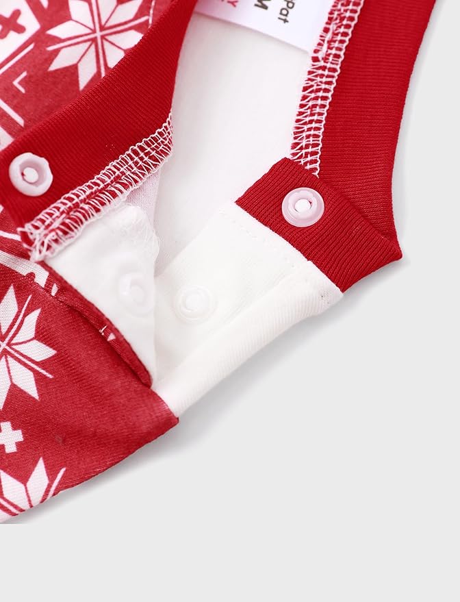 PATPAT Christmas Family Matching Pajama Sets Includes Christmas Socks - Perfect for Family Photos & Holiday Celebrations