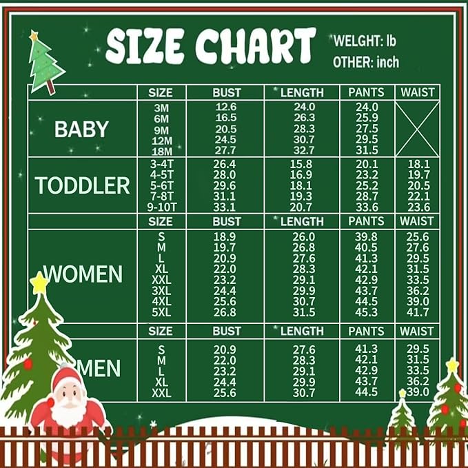 Family Christmas Pajamas Matching Sets Holiday Xmas Party Family Sleepwear Set Jammies for Couples