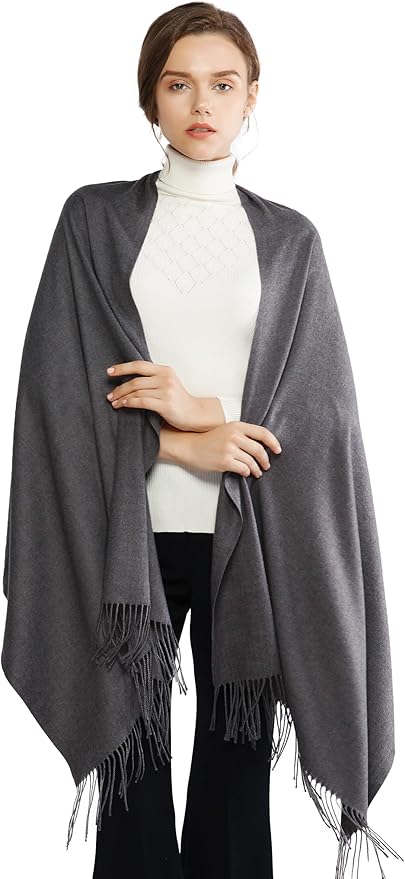 RIIQIICHY Women's Scarf Pashmina Shawls and Wraps for Evening Dress Bridesmaid Wedding Bridal Winter Warm Long Large Scarves