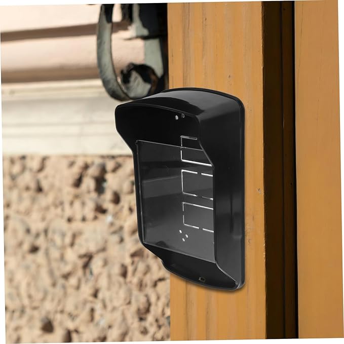 Transparent Weatherproof Protector for Access Control Keypad Shield Plastic Casing for Outdoor Electronics Easy Installation Reliable Weather Defense