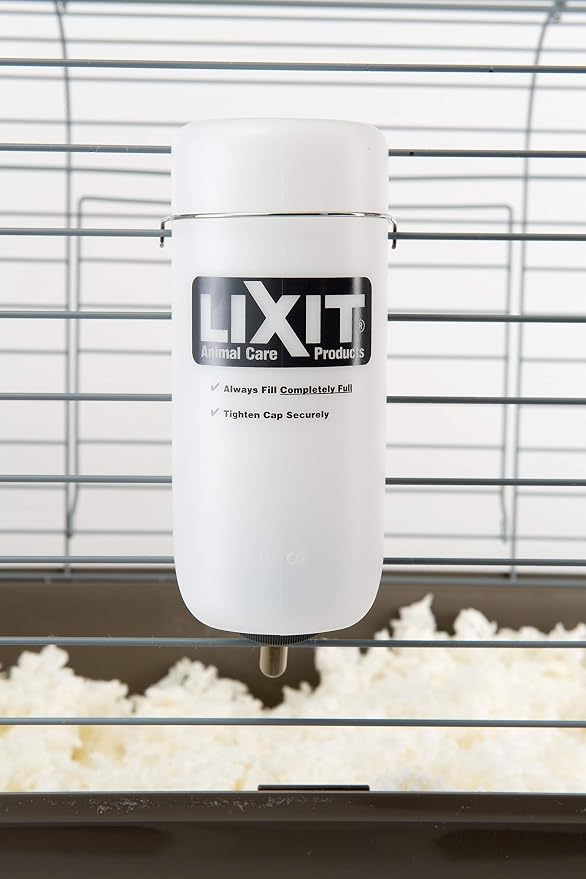 Lixit Pet Wide Mouth Water Bottle (16 oz), translucent, 8802