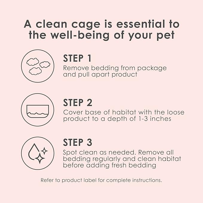 Kaytee Clean & Cozy Colors, Small Animal Bedding with Extreme Odor Control, Kaleidoscope, 49.2 Liters
