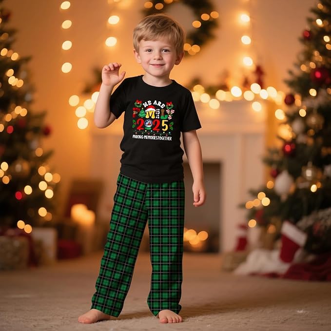 Family Christmas Pajamas Matching Sets Holiday Xmas Party Family Sleepwear Set Jammies for Couples
