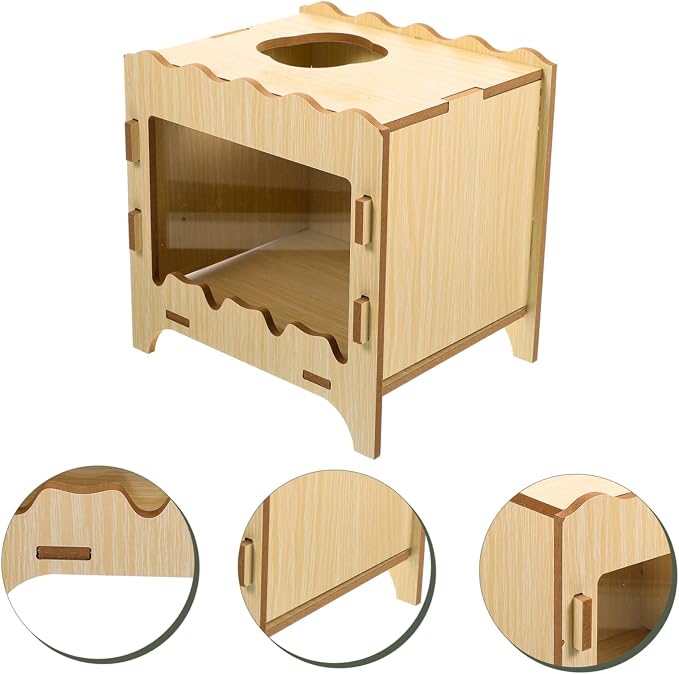 VANZACK Hamster Nest Small Animal Toys Gerbil Pet Supplies Digging Box Pet Nest for Hamsters