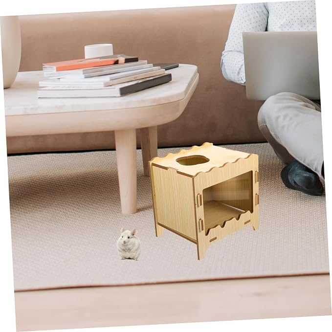 balacoo Hamster Digging Box Toy Nest for Small Pets Interactive Hiding Plaything and Design for Indoor and Outdoor Use