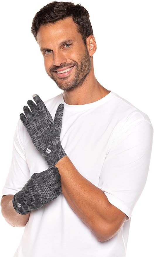 Coolibar Full Finger UV Sun Gloves - UPF 50+ Sun Protection - Gannett