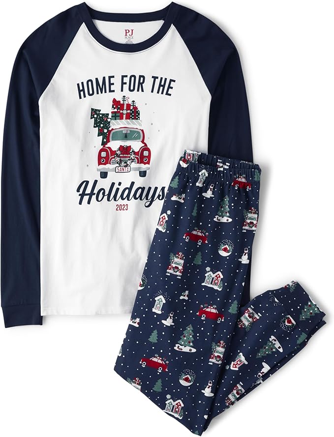 The Children's Place Kids' Holiday Long Sleeve Pajamas