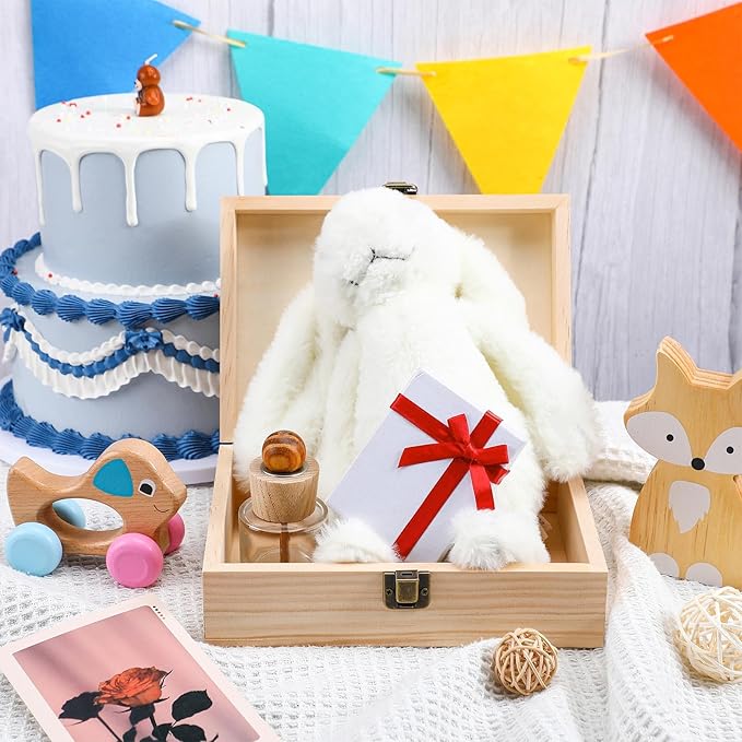 Time Capsule Box 1st Birthday Time Capsule Keepsake Box to Baby Open on Your 18th Memories Newborn Wedding Gift for Kids