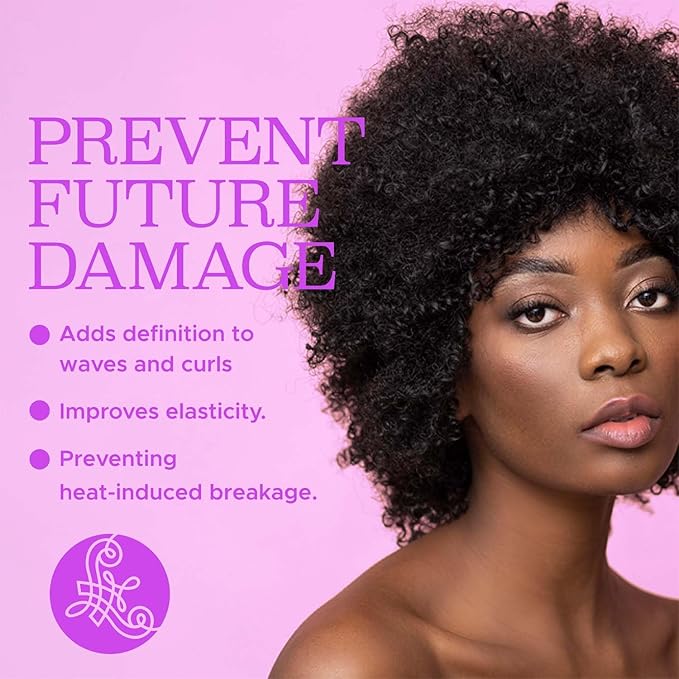 Luseta Curl Enhancing Heat Protectant Spray Define Curls & Resotre Bounce for Curly and Wavy Hair,Protect Hair from Heat Damage,Frizz-Free for Women and Men 8.5oz