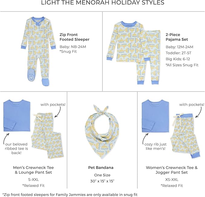 Burt's Bees Baby Baby Family Jammies Matching Holiday Organic Cotton Pajamas