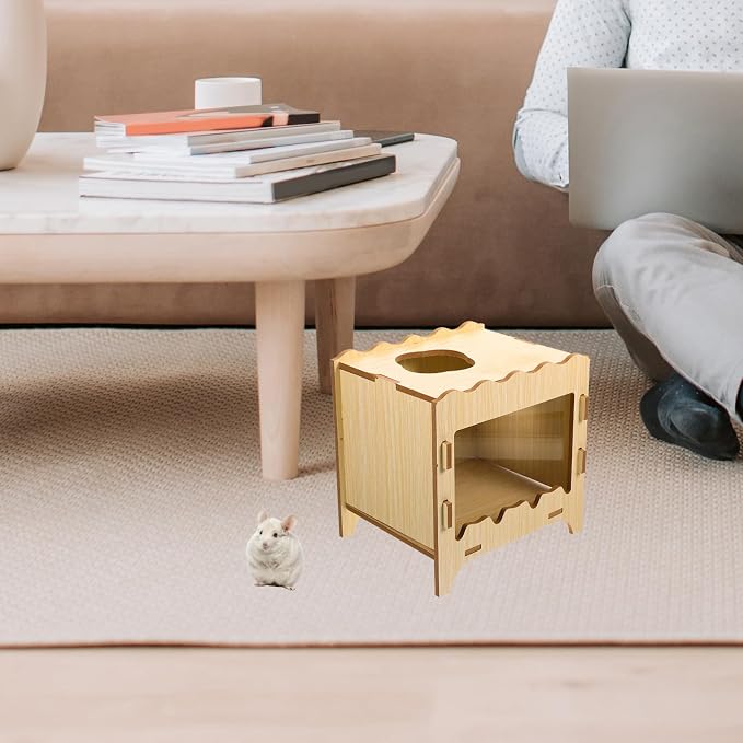 Abaodam Hamster Mining House Comfortable Digging Box for Small Pets Multi Lightweight Design Durable Scratch Resistant Material Hideout for Hamsters Hedgehogs and Guinea