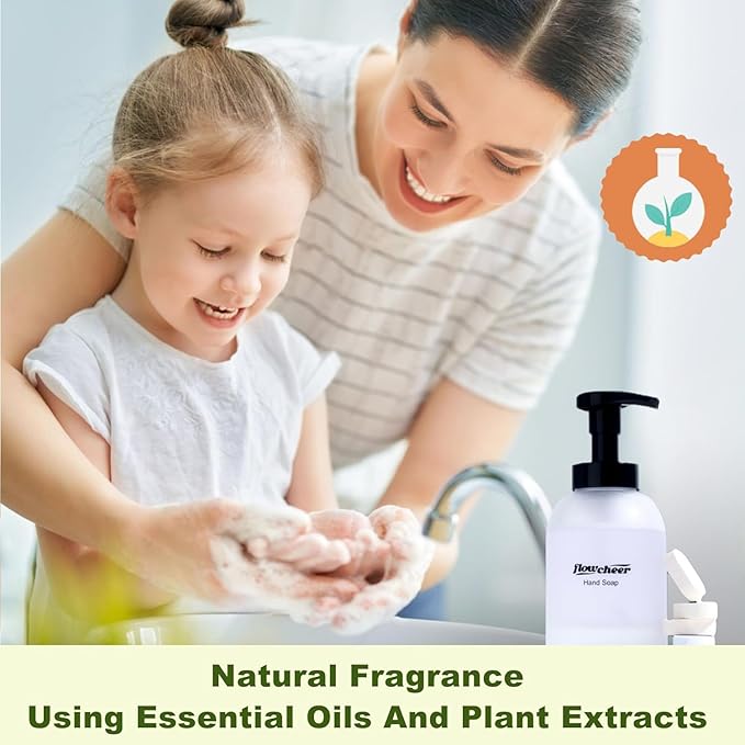 Foaming Hand Soap Tablet Refills-5 Sample Pack Hand Wash Tablets, Zero Waste Eco Friendly Cleaning Supplies-Fills 5 X 9 fl oz Refillable Foam Dispenser(45 Fl oz total)