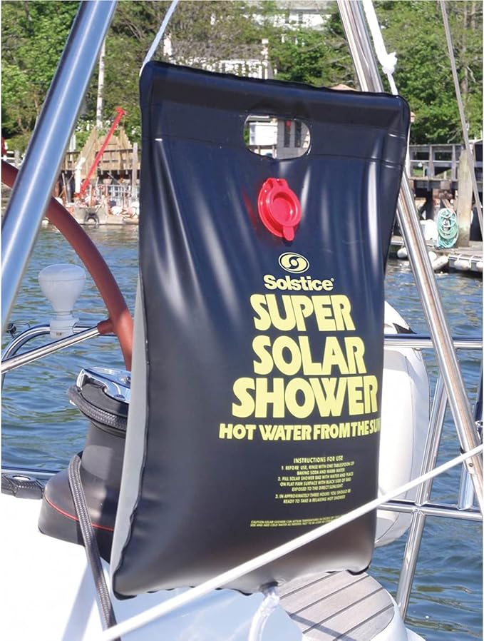 SWIMLINE HYDROTOOLS 40331 Super Solar Shower | Adjustable Hanging Hook | 3.75 Gallon Capacity Up To 100 Degrees | Environmentally Friendly | Outdoor Backyard Poolside Spa