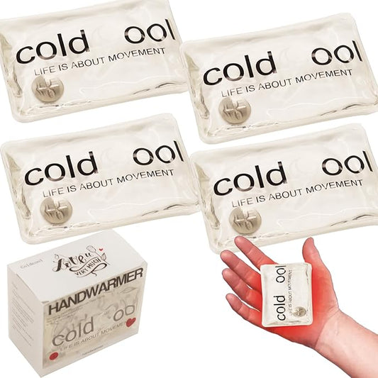 4 Pcs Reusable Snap Heat Pack,Portable Hand Warmer,Hand Warmers Cute Long Lasting Warmth for Camping, Outdoor,Hand Warmers Boil Click Heat Pocket