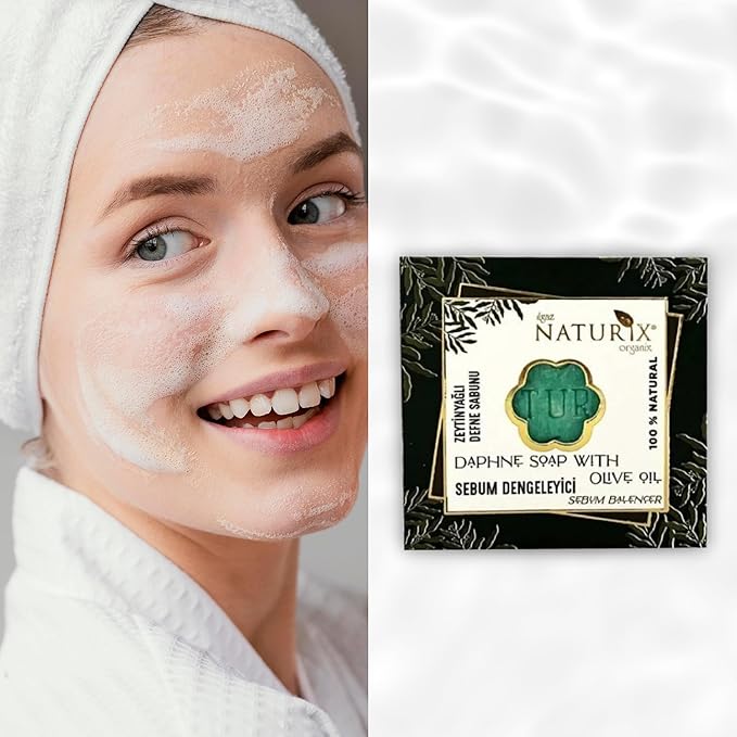 Organic Bar Soap Moisturizing Soap Made from Natural Oil | Hair Hand Face Body Bath Wash | Skin Care Cleanser Shampoo (Laurel)