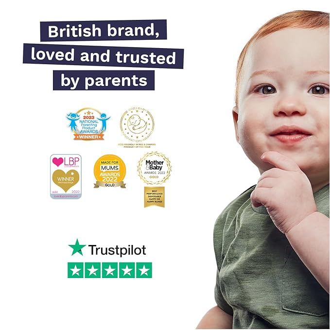 Pura Flushable Toddler Wipes 10 x 60 Wipes (600 Wipes), 100% Plastic Free, 99% Water, Hypoallergenic & Fragrance Free, Totally Chlorine Free, Kids Toilet Wipes, Sensitive Skin