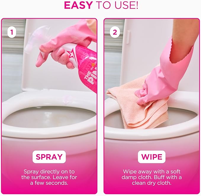 Stardrops - The Pink Stuff - The Miracle Cleaning Paste, Multi-Purpose Spray, And Bathroom Foam 3-Pack Bundle