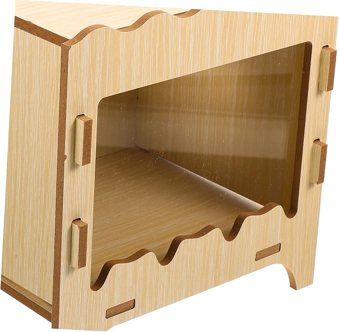 Happyyami Hamster Digging Box Comfortable Hideout for Small Pets for Hamsters and Guinea Pigs Enrichment Toy for Exercise and Interaction