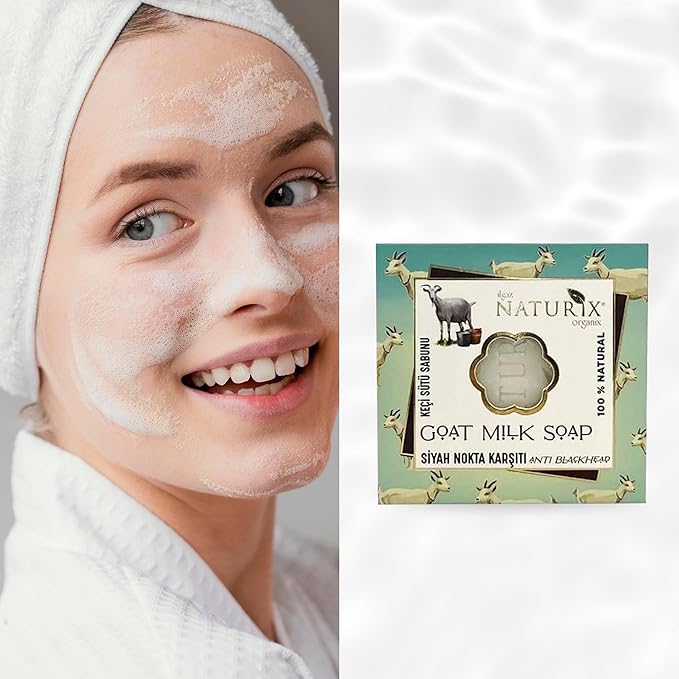 Goat Milk Organic Bar Soap Moisturizing Soap Made from Natural Oil | Hair Hand Face Body Bath Wash | Skin Care Cleanser Shampoo