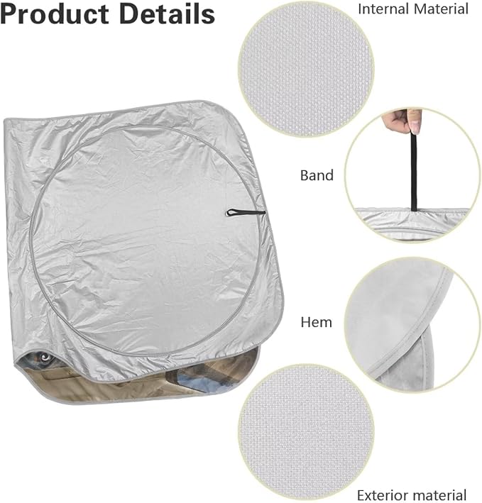 Dachshund Dog Car Front Windshield Sun Shade Universal Fit Funny Windshield Sunshade Sun Visor Shield Heat Blocker Visor Protector Blocks Max UV Rays and Keeps Your Vehicle Cool