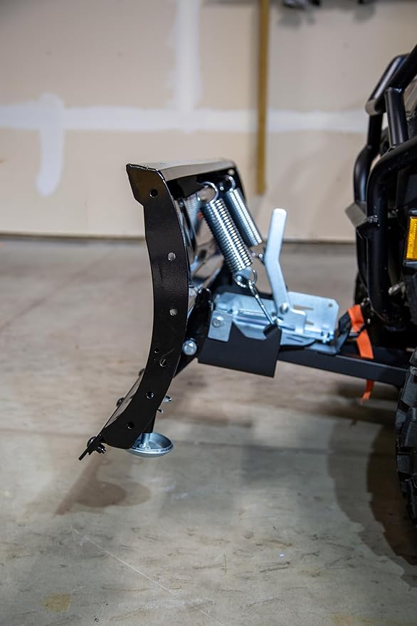Kolpin 48" ATV Snow Plow Kit for Polaris Sportsman – Includes Steel Blade, Push Tube & Plow Mount – Heavy-Duty Construction