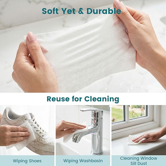 LOVEINUSA 360PCS Compressed Towels, Bulk D isposable Towels for Face Portable Washcloths for Travel Expandable Wipes Tablets Survival Gear and Supplies for Outdoors Camping Hiking Hotel