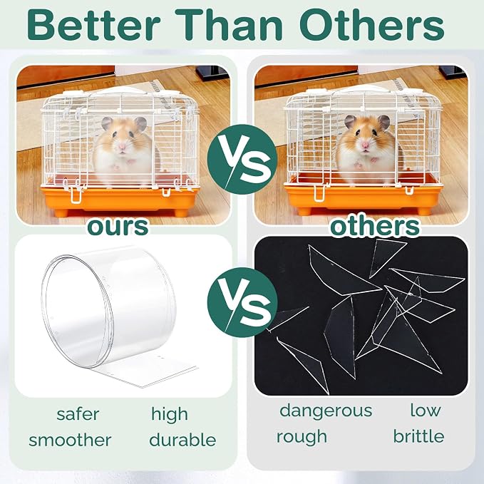 Juexica 2 Pcs 82.7 x 6 Inch Guinea Pig Cage Liner Clear Cuttable Critter Liner with Pre Drilled Holes Urine Guard Extra Long Liner with 100 Zip Ties for Rabbit Hamster Ferret Chinchilla