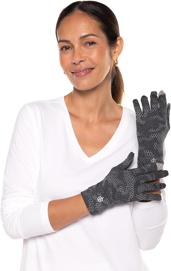 Coolibar Full Finger UV Sun Gloves - UPF 50+ Sun Protection - Gannett