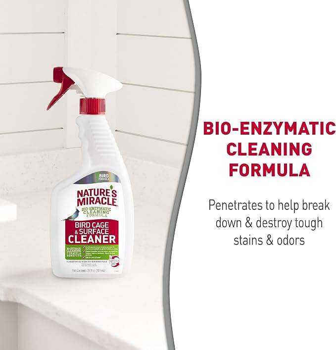 Nature's Miracle Bird Cage & Surface Cleaner,(Pack of 2)