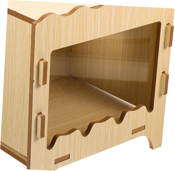 GALPADA Hamster Digging House Cozy Hideout for Small Pets Interactive Tunnel Box for Play and Exploration Natural Material Easy to Clean for Hamsters and Small Animals