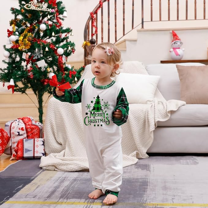 WephuPSho Christmas Family Matching Pajamas, Festive Xmas Jammies Sets for the Whole Family, Holiday Pjs Christmas