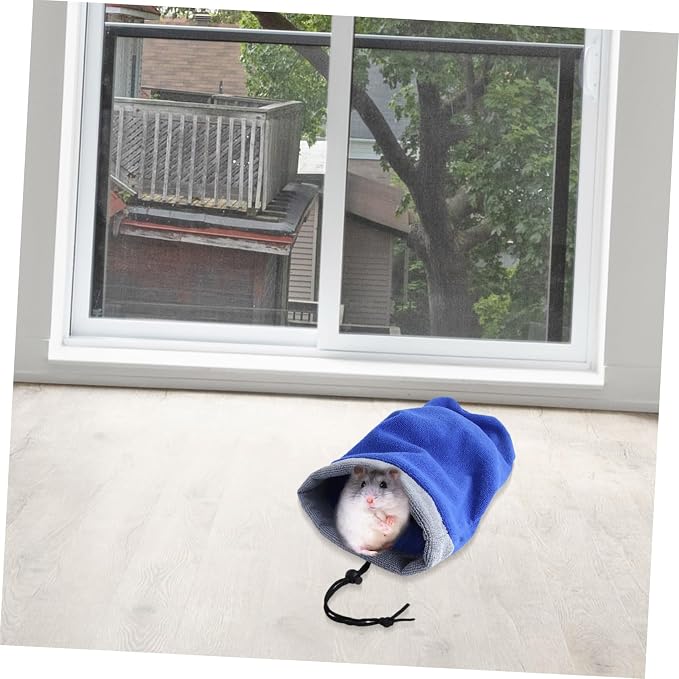Pet Shower Towel Fast Drying Absorbent Soft and Cozy for Small Pets Squirrel Hamster Ferret Striped Pattern Easy to Clean Grooming Supplies
