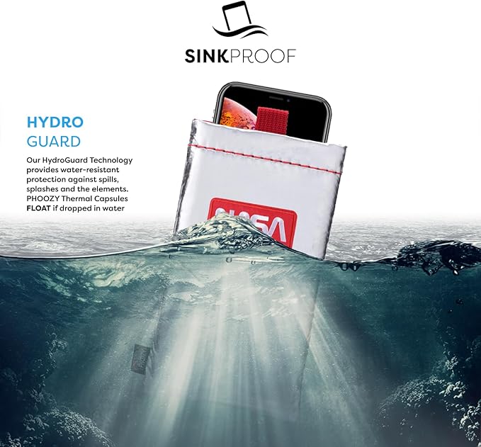 PHOOZY Apollo Thermal Phone Case | Insulated Phone Pouch Extends Battery Life 3X in Freezing Weather | Cold Resistant Drop Protection | Military Grade Water Resistant | Large | Space
