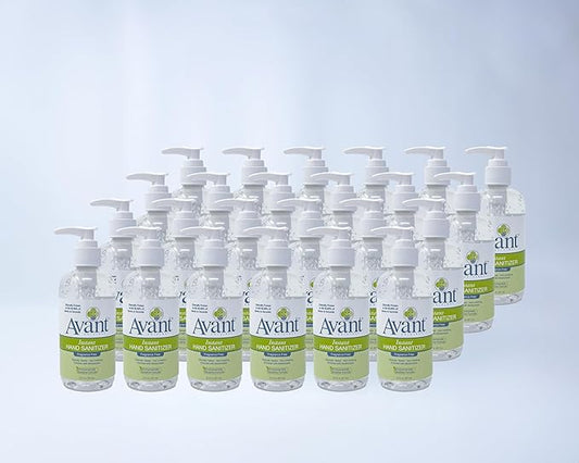 Avant® Original Fragrance Free Instant Gel Hand Sanitizer 8.5oz Bottle, 24-Pack bulk refill