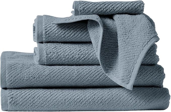 Coyuchi Air Weight Organic Bath Towel, 27"x54", Gulf