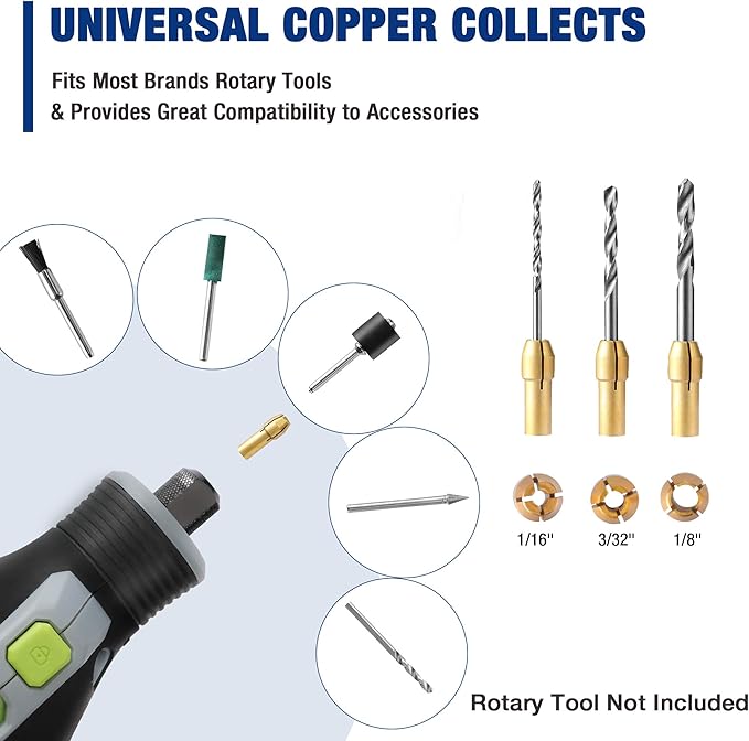 WORKPRO 698-Piece Rotary Tool Accessories Kit, Rotary Tool Bits for Easy Cutting, Grinding, Sanding, Polishing, Cleaning, Drilling, Carving and Engraving