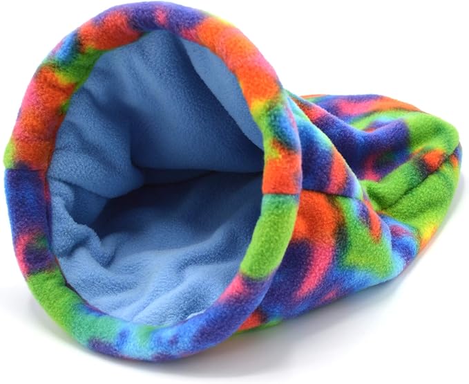 Oxbow Enriched Life Cozy Cave, Large, Guinea Pig Hideout, Bunny Hideaway, Rabbit Bed, Polar Fleece Small Animal Hideout for Guinea Pig Cage, Bunny Enrichment, Rat & Chinchilla Habitat Accessory | Small Animal Hideout, Fleece, Snuggle Sack, Guinea Pig H...