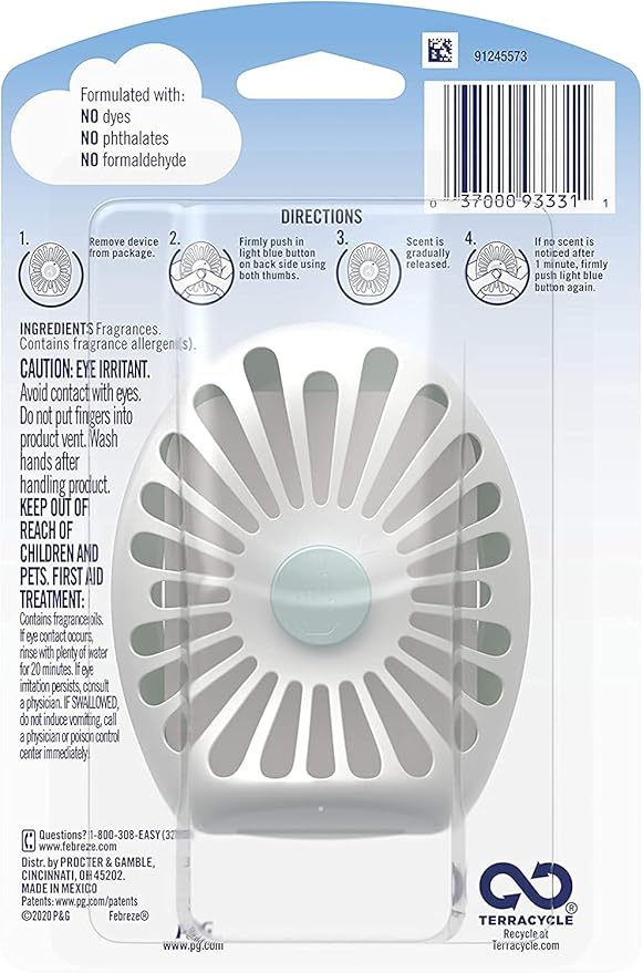 Febreze 93331 7.5ml Gain Air Freshner - Quantity 6