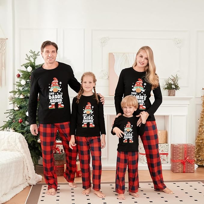 WephuPSho Christmas Family Matching Pajamas, Festive Xmas Jammies Sets for the Whole Family, Holiday Pjs Christmas